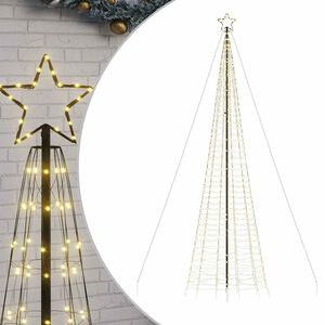 vidaXL LED-kerstboom met spikes 1534 LEDs warm wit 500 cm