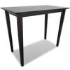 vidaXL Bartafel hout bruin
