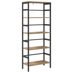 vidaXL Boekenkast 4-laags 60 x 29,5 x 149 cm Bewerkt hout