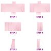 vidaXL Ligbedhanddoeken 2 pcs Roze 210 x 75 cm Polyester en Polyamide