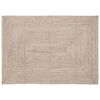 vidaXL Gebied Tapijt Natuurlijk en Wit 140 x 200 cm Jute