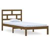 vidaXL Bedframe massief grenenhout honingbruin 100x200 cm