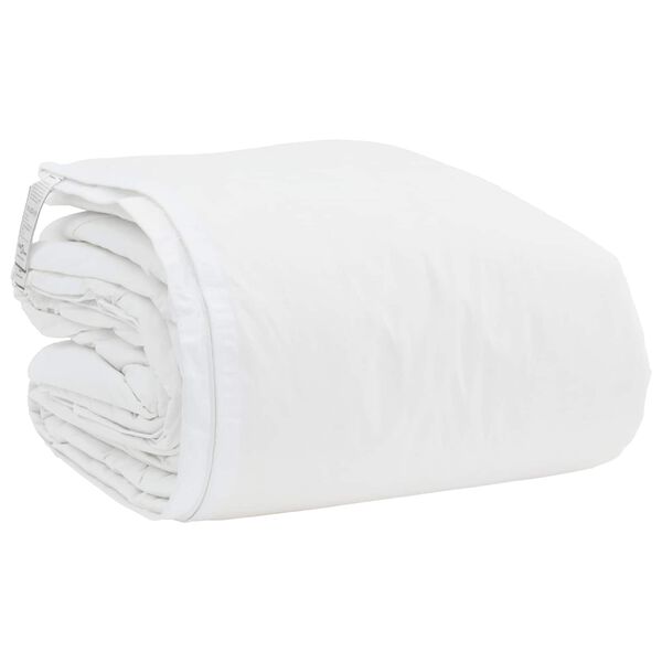 vidaXL Dekbed Set met kussen 3 pcs Wit Donsveertjes