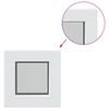 vidaXL Kelderraam RISOR 30 x 30 cm PVC en glas
