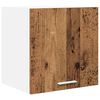 vidaXL Hangkast 2 pcs Oude Hout en Wit 40 x 31 x 40 cm Bewerkt hout