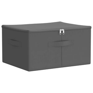 vidaXL Opbergbox Nonwoven stof 43 x 34 x 23 cm 33,6 L Antraciet