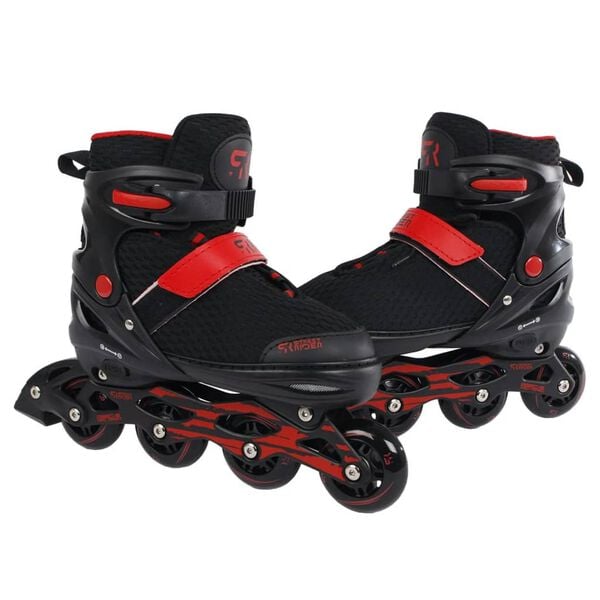 Street Rider Inlineskates Pro verstelbaar maat 28-32 zwart