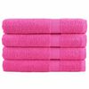 vidaXL Saunadoeken SOLUND 4 st 600 g/m&sup2; 80x200 cm roze