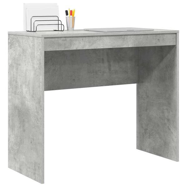 vidaXL Bureau Betongrijs 90 x 40 x 76 cm Bewerkt hout