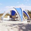 vidaXL Partytent waterdicht azuurblauw