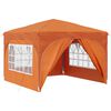 vidaXL Pop-up partytent 290 x 290 x 245 cm Oranje