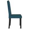 vidaXL Eetkamerstoelen 6 st fluweel blauw
