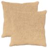 vidaXL Kussensloop 2 st HEERLEN Cr&egrave;mekleurig 60 x 60 cm