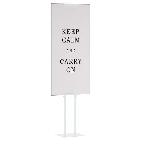 vidaXL Beurs Displays Wit 30 x 24 x 214 cm Staal