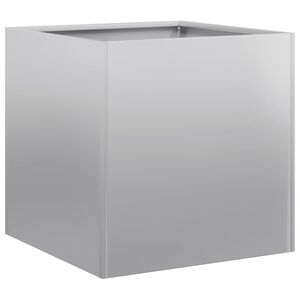 vidaXL Plantenbak 40x40x40 cm gegalvaniseerd staal