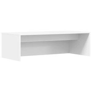 vidaXL Wandbureau Wit Bewerkt hout 100 x 45 x 30 cm