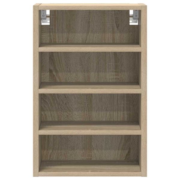 vidaXL Bovenkast Riga 40x29,5x60 cm bewerkt hout sonoma eikenkleurig