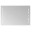 vidaXL LED Badkamer Spiegel Doorzichtig 60 x 40 cm gehard glas
