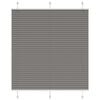 vidaXL Pliss&eacute; rolgordijn 115x100 cm stofbreedte 114,4 cm antraciet