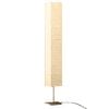 vidaXL Vloerlamp met stalen standaard 170 cm beige