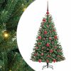 vidaXL Kunstmatige Inklapbare Kerstboom Groen 120 cm PVC en Metaal