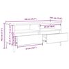 vidaXL TV-kast Oud Hout 100 x 34,5 x 44,5 cm Gemonteerd hout en ijzer