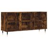 vidaXL Tv-meubel 103,5x30x50 cm bewerkt hout gerookt eikenkleurig