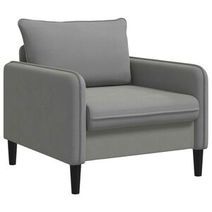 vidaXL XL fauteuil Donkergrijs fluweel