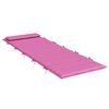 vidaXL Zon Loungerkussen Roze 178 x 60 x 4 cm Oxford stof