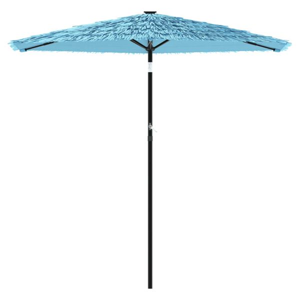 vidaXL Parasol met stalen paal 268x268x226 cm blauw