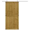 vidaXL Schuifdeur CORONA 90x210 cm massief grenenhout