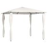 vidaXL Prieel met paalhoezen 160 g/m&sup2; 3x3x2,6 m cr&egrave;mekleurig
