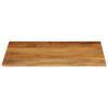 vidaXL Tafelblad met natuurlijke rand 100x80x2,5 cm massief mangohout
