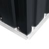 vidaXL Tuinschuur 257x298x178 cm metaal antracietkleurig