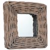 vidaXL Spiegels 3 st 15x15 cm wicker