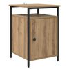 vidaXL Nachtkastje Artisan Eiken 40 x 42 x 60cm Bewerkt hout