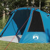 vidaXL Tunneltent met dak met opslag Blauw en Grijs 328 x 228 x 115 cm