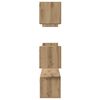 vidaXL Tv-meubelset Wandgemonteerd 7 pcs Artisan Eiken Bewerkt hout