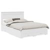 vidaXL Bedframe met lade met hoofdeinde Wit 160 x 200 cm Bewerkt hout