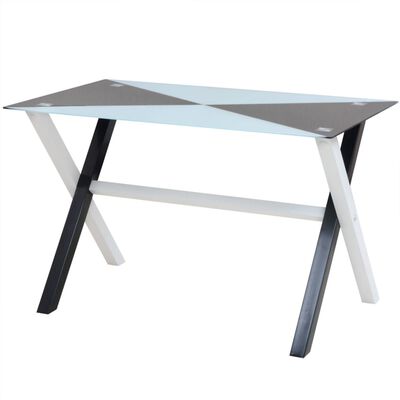 vidaXL 7-delige Eetkamerset tafel en stoelen kunstleer