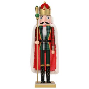 vidaXL Kerstnotenkraker TURKU Rood en Zwart 50 cm
