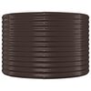 vidaXL Plantenbak 175x100x68 cm gepoedercoat staal bruin