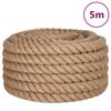 vidaXL Touw 5 m lang 36 mm dik jute