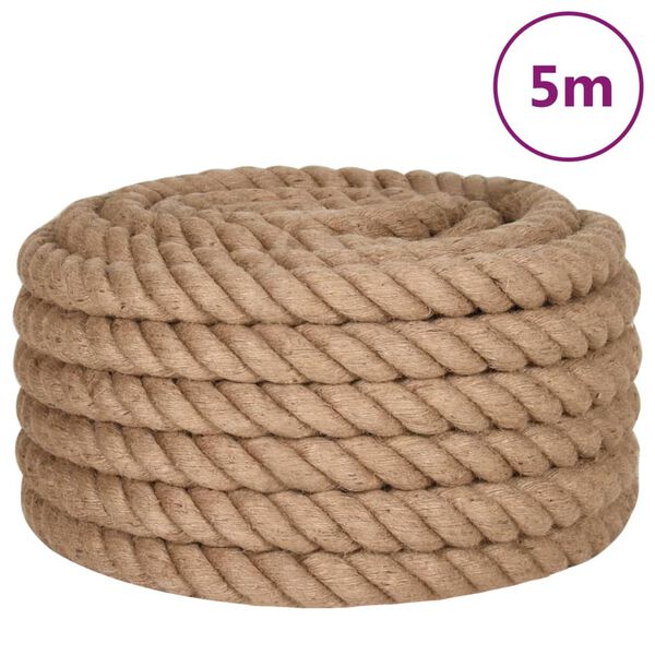 vidaXL Touw 5 m lang 36 mm dik jute