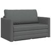 vidaXL Slaapbank Donkergrijs 124 x 71 x 78 cm Stof