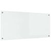 vidaXL Keukenachterwand Doorzichtig 110 x 50 cm gehard glas
