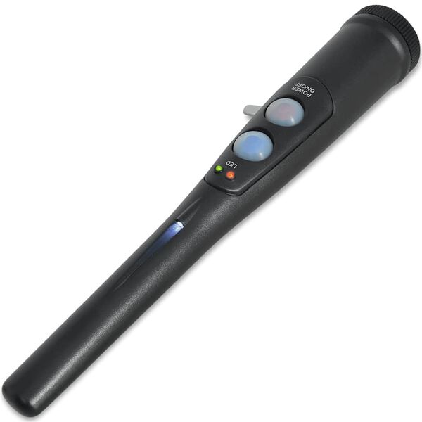 vidaXL Pinpointer metaaldetector zwart