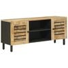 vidaXL Opslagkasten Naturel 105 x 33 x 46 cm Massief Mango Hout
