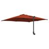 vidaXL Tuinparasol Terracotta 248.5 x 247.5 x 160 cm Stof