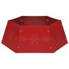vidaXL Kerstboomrok &Oslash;68x25 cm rood